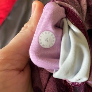 Lululemon big rise crop.